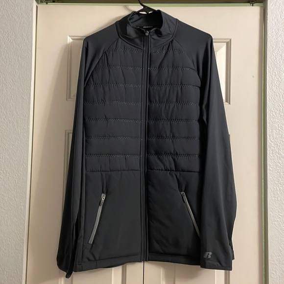 Russell Athletic Jackets & Coats Nwt Gray Russel Training Fit Zip